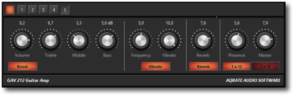 GAV-212 Guitar Amp Plugin